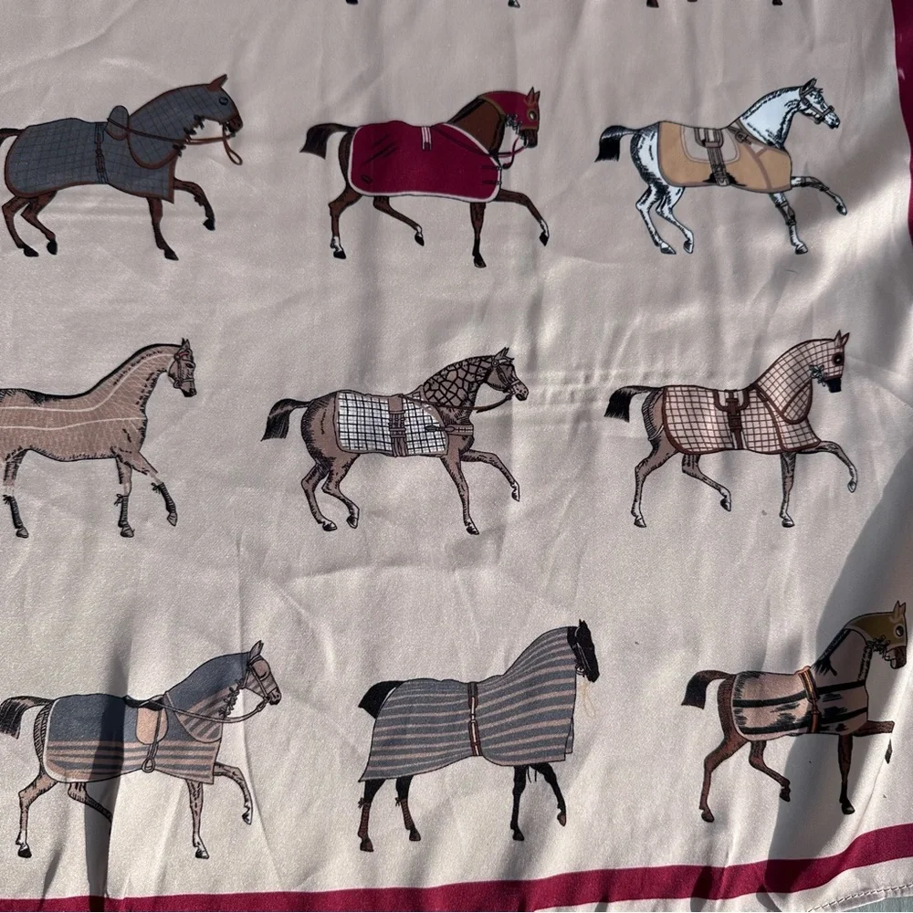 American Saddlebred Club | Mini Horses in Blankets Scarf Wrap | Size 27